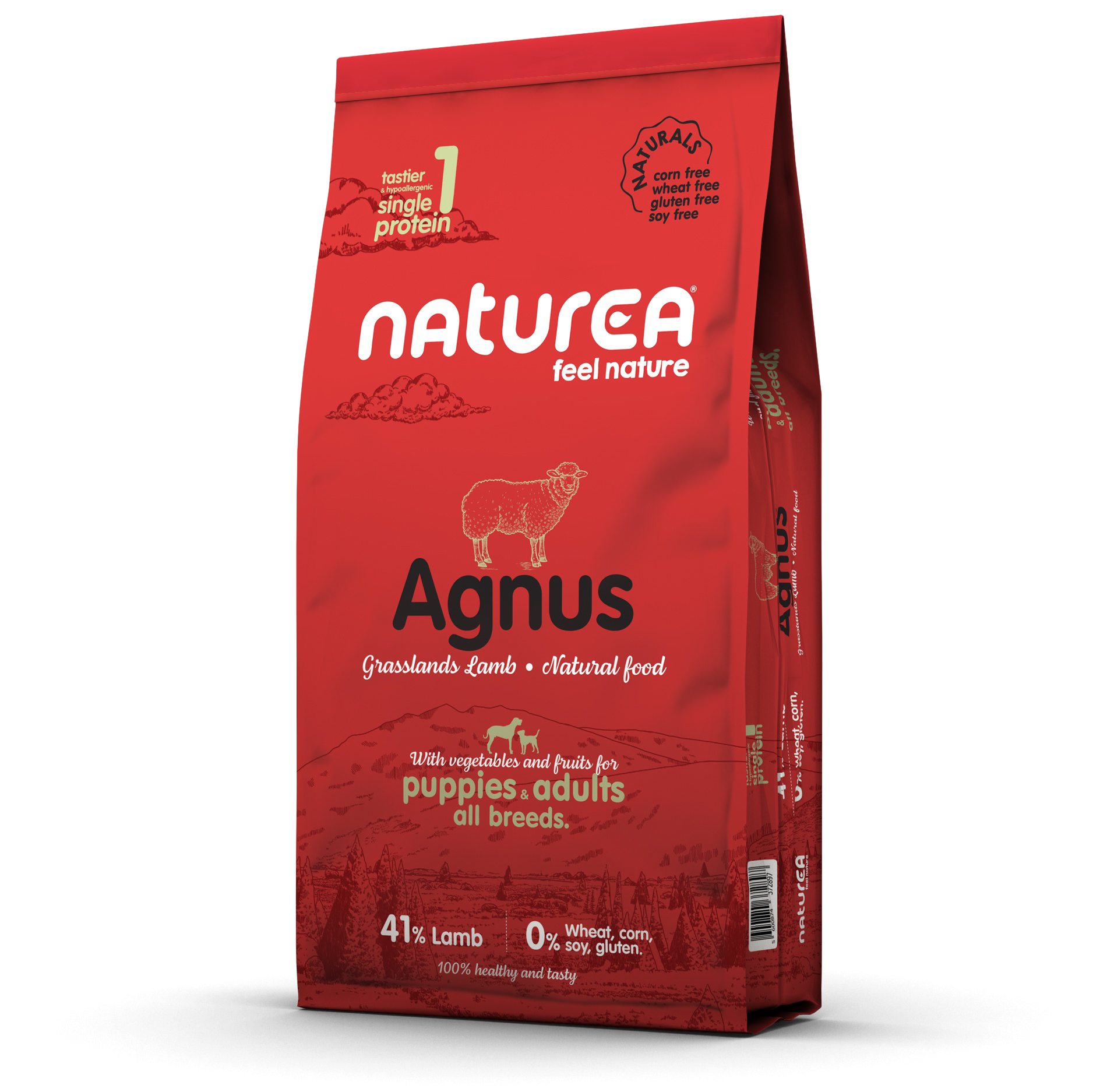 Naturea Naturals 全天然鮮肉糧-成犬羊肉配方2kg / 12kg (新舊包裝隨機)