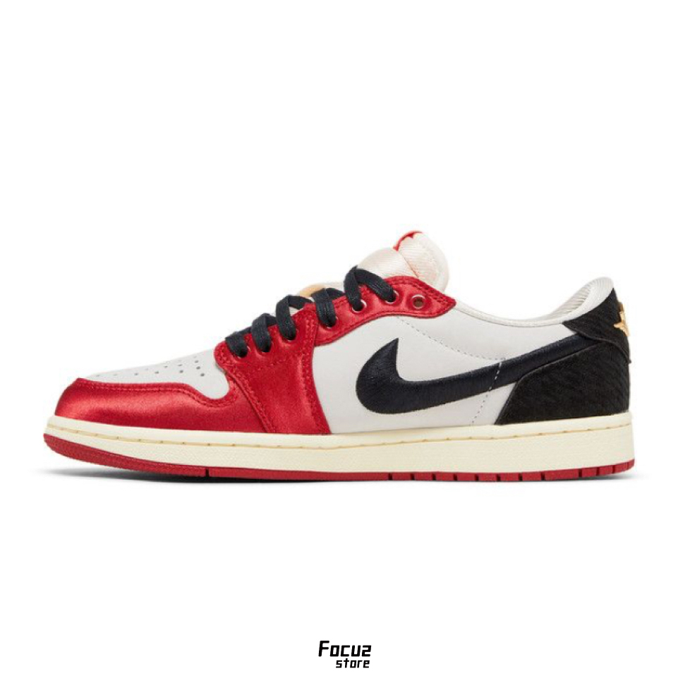 【Focus Store】部分現貨 Trophy Room x Nike Air Jordan 1 Low OG "Away" 黑白紅 FN0432-100