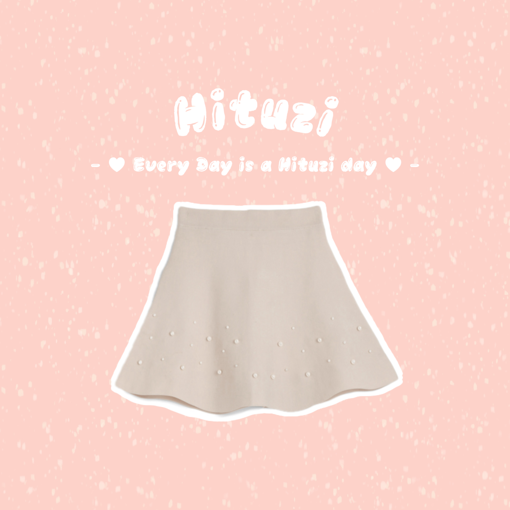 珍珠喇叭迷你裙