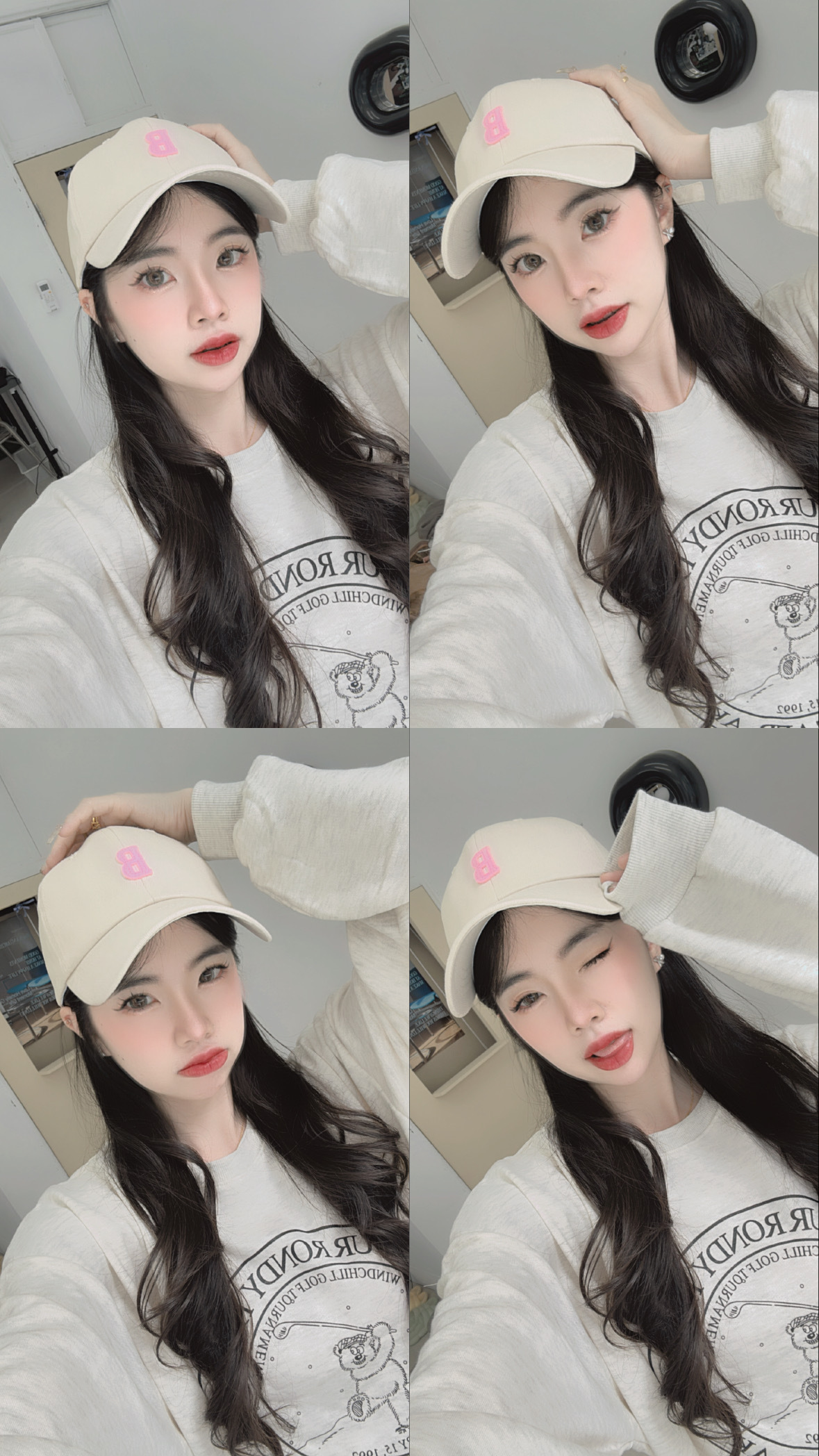 INS字母鴨舌帽🧢(可調節