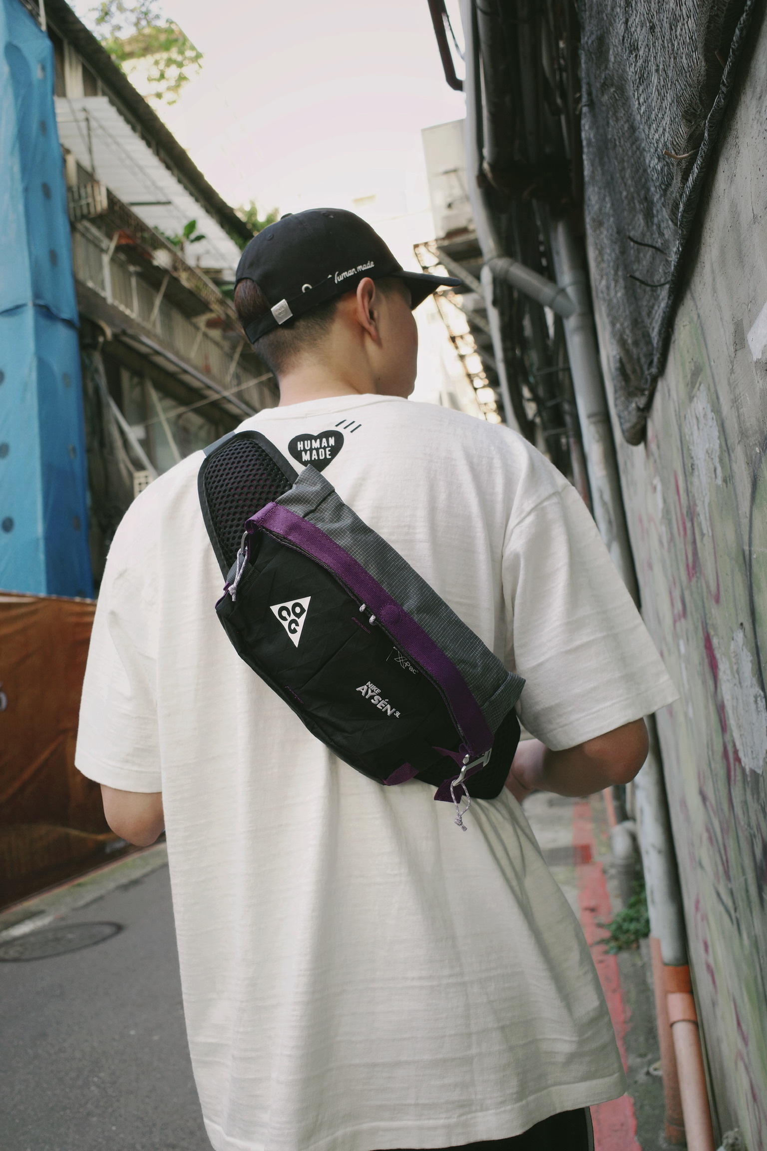 <快速出貨> NIKE ACG  Aysén 多功能 斜揹腰包 黑灰