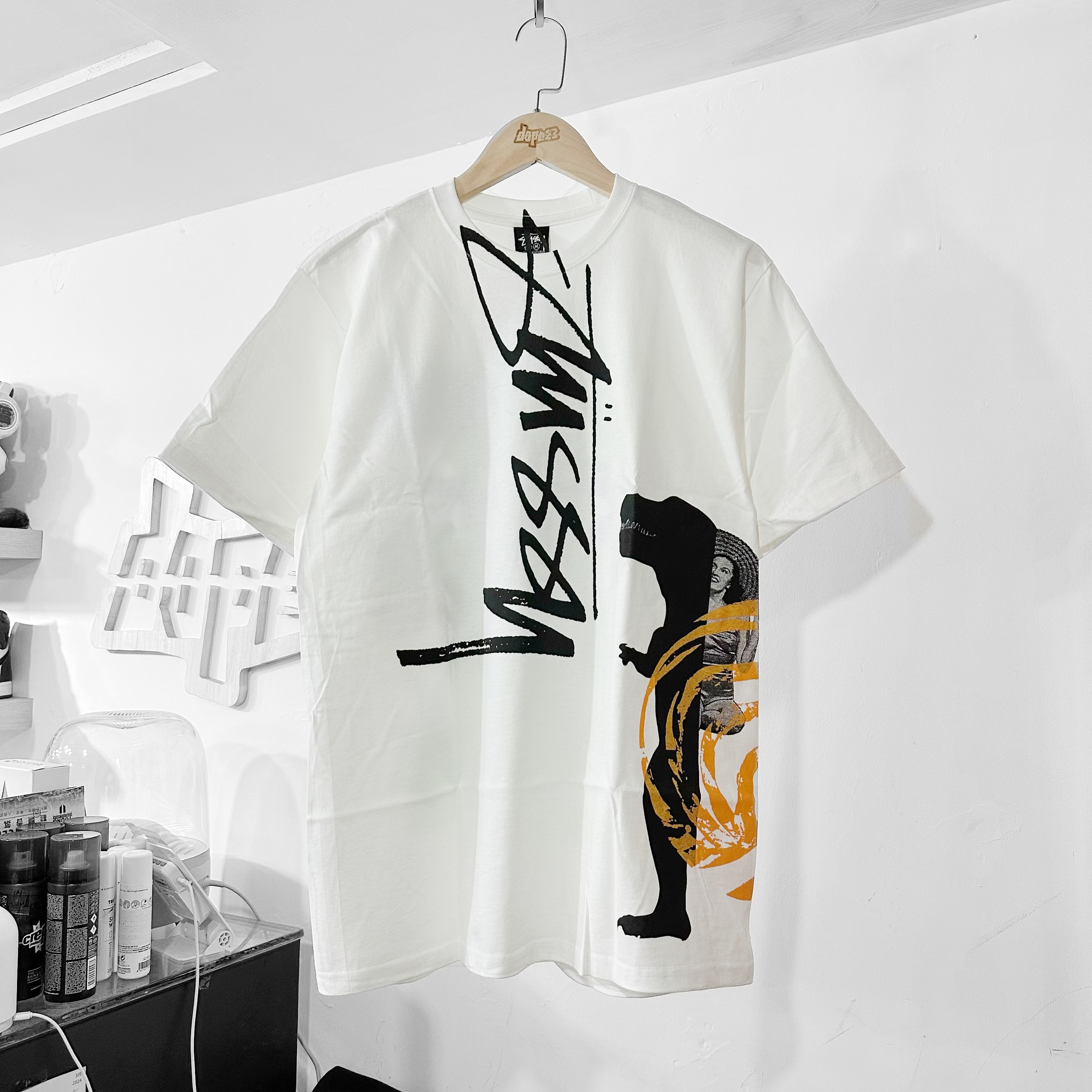 Stüssy SS24 Carson Dino T-Shirt - (WHITE)