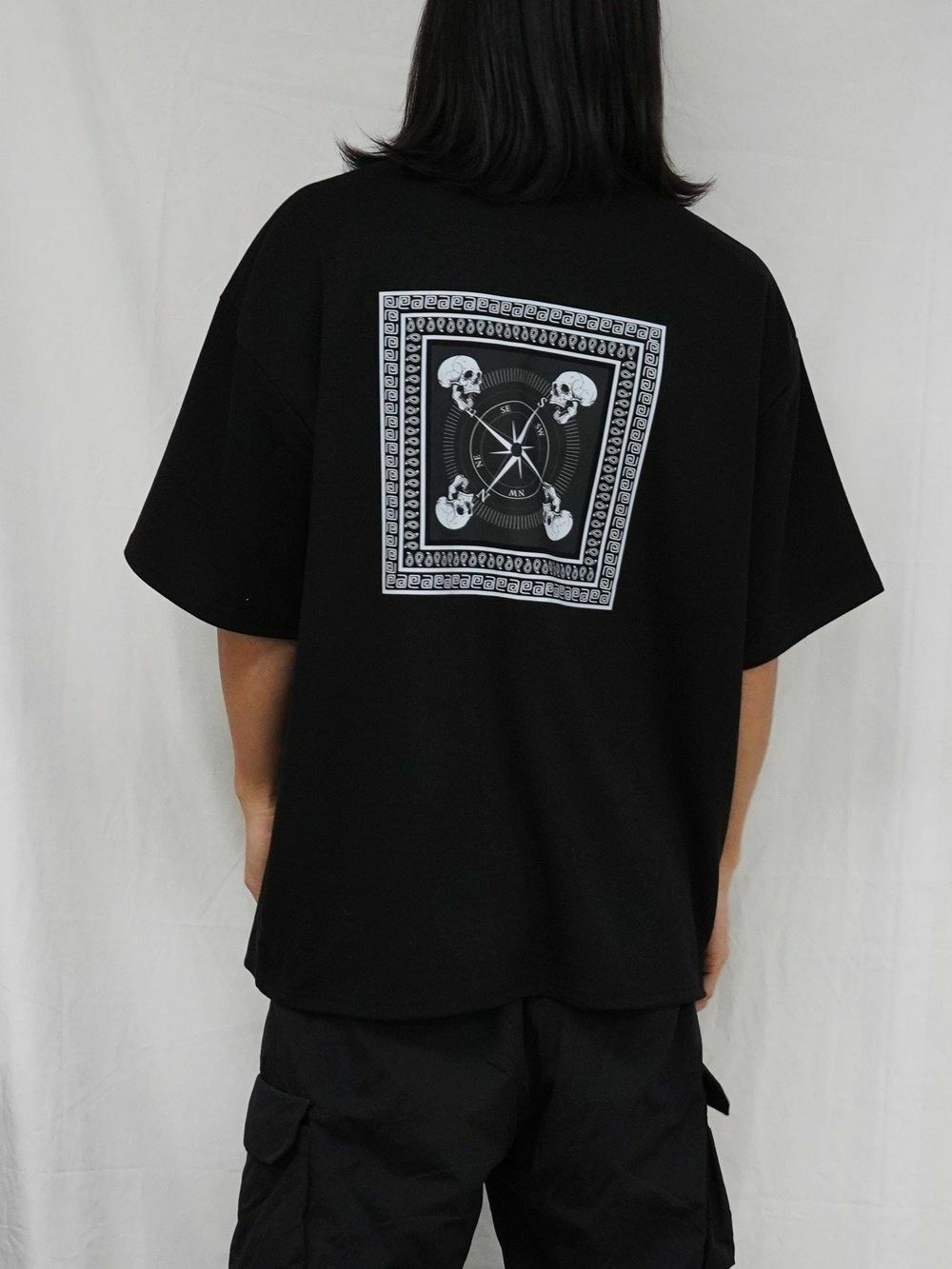 骷髏頭圖案短袖Tee 10.GVTY-0085T