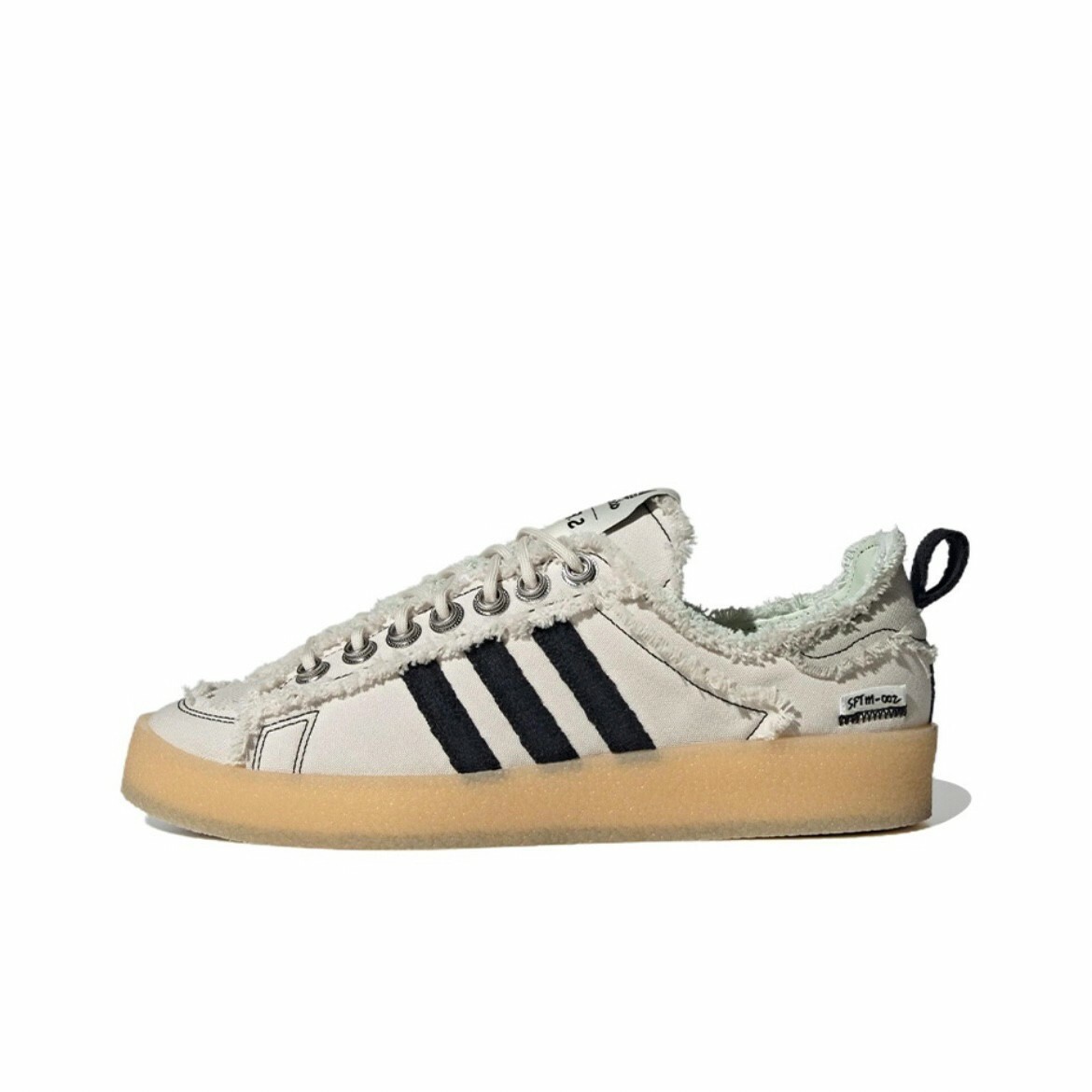 【代購】ONG FOR THE MUTE x adidas originals Campus 80S 防滑耐磨 低幫 生活休閒鞋 男女同 款 白色 ID4818