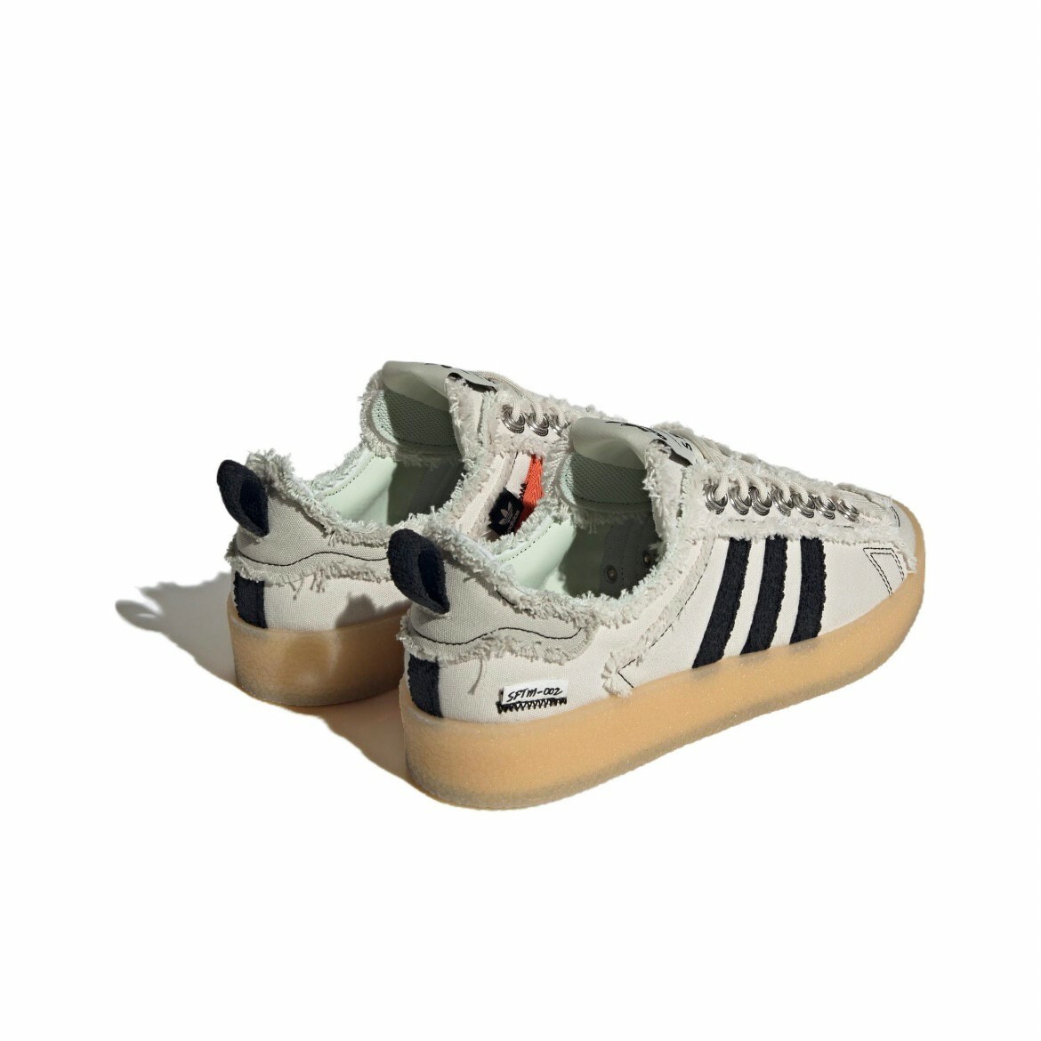 【代購】ONG FOR THE MUTE x adidas originals Campus 80S 防滑耐磨 低幫 生活休閒鞋 男女同 款 白色 ID4818