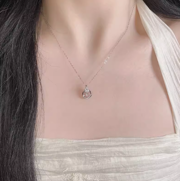 Möbius Loop Starlight Dainty Necklace