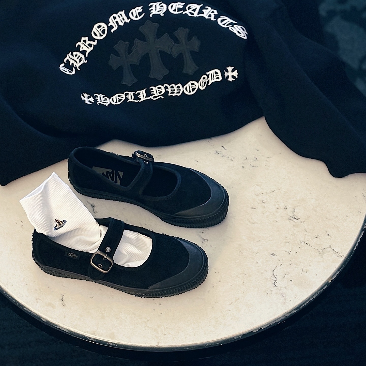 Vans Premium Mary Jane 黑色 黑金 銅釦 瑪莉珍鞋 娃娃鞋 VN000CSGBLK1