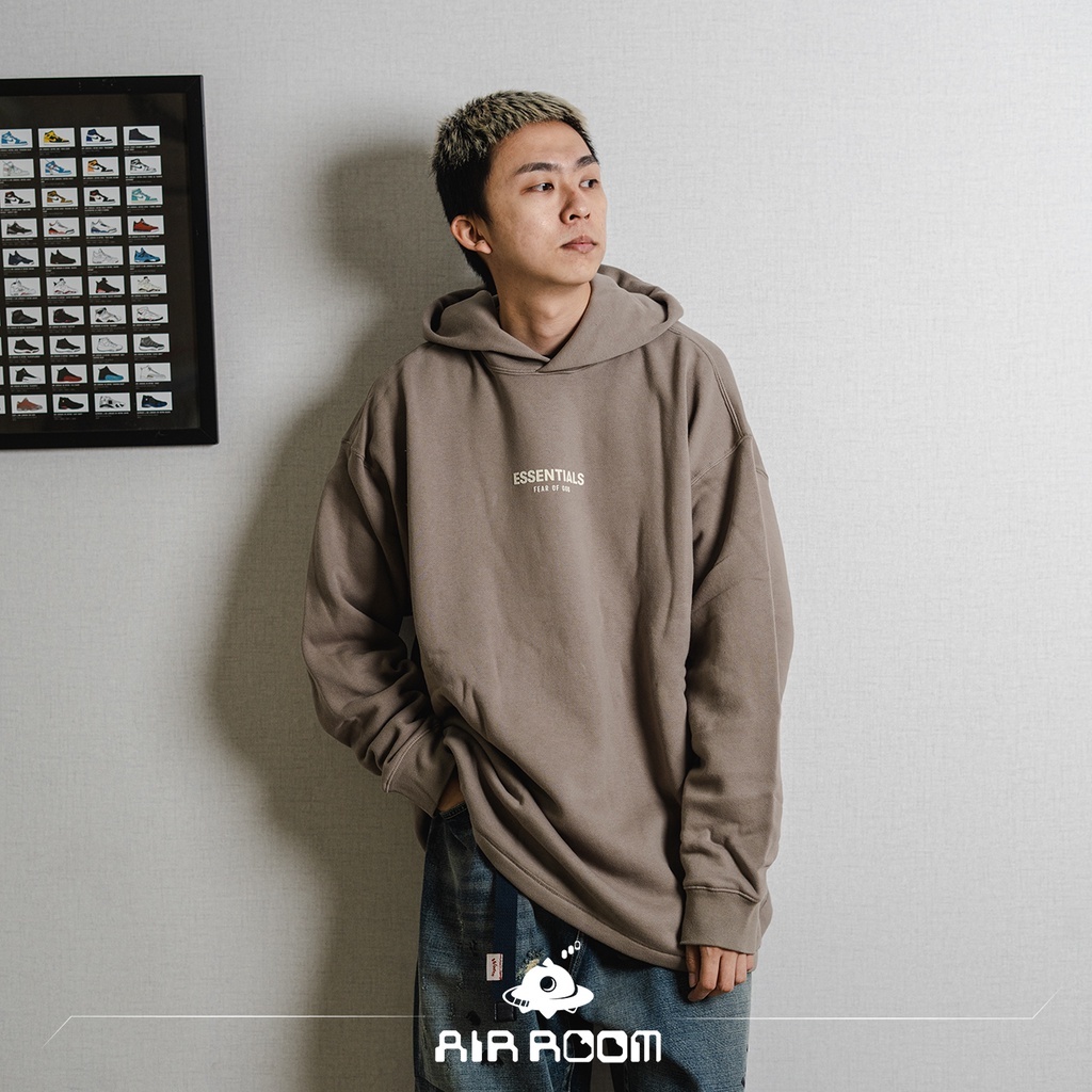 2022SS FEAR OF GOD ESSENTIALS L/S RELAXED HOODIE 大LOGO 寬版 帽T