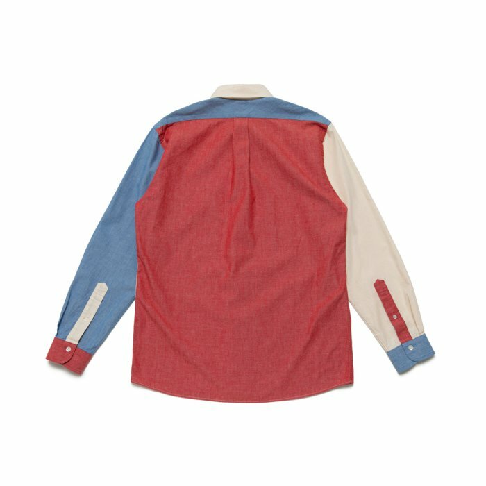 2022SS HUMAN MADE CRAZY CHAMBRAY SHIRT 拼接 襯衫 現貨