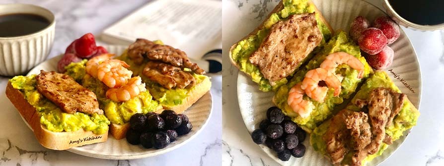 天時莓果-酪梨鮮蝦豬排-步驟11