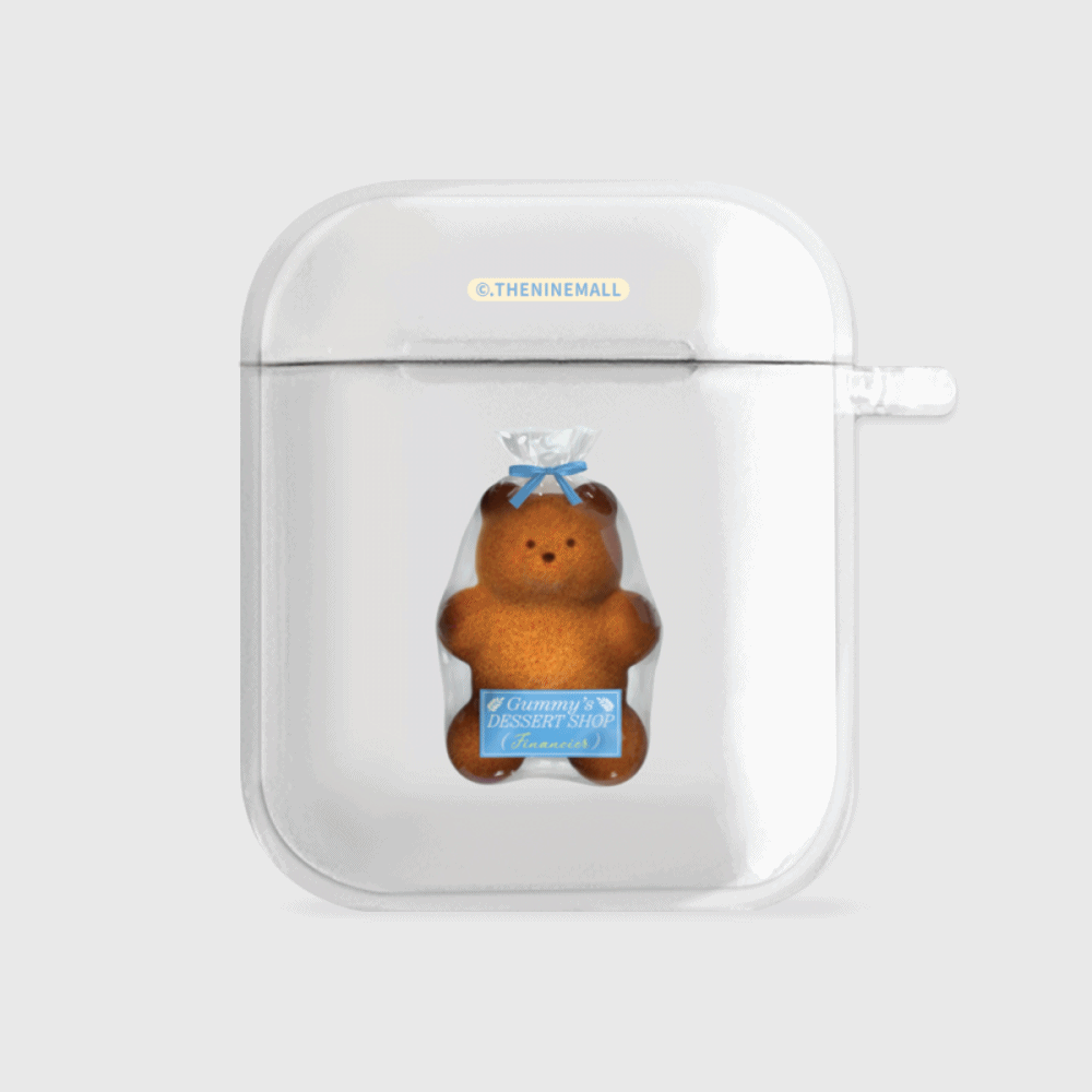 the nine mall - gummy financier AirPods/ AirPods pro clear case