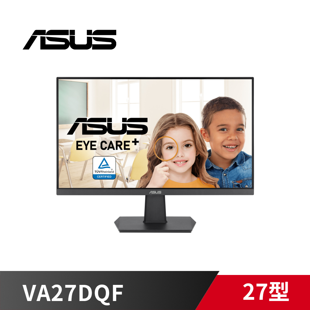 ASUS 華碩 VA27DQF IPS 低藍光 27型螢幕 無邊框 含喇叭