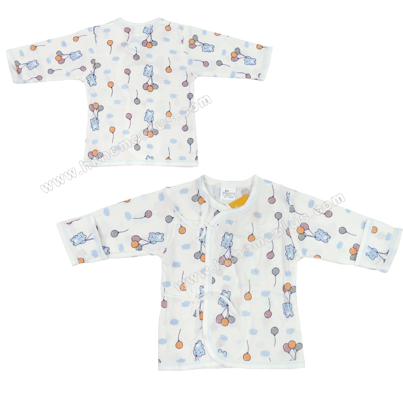 Koma Land: 嬰兒印花孖襟和尚袍 BE5027