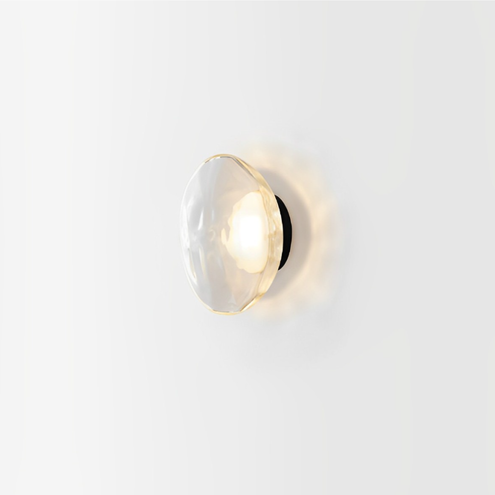 好萩家居|Iškra壁燈,琉璃般的紋路,輕透且富有質感。