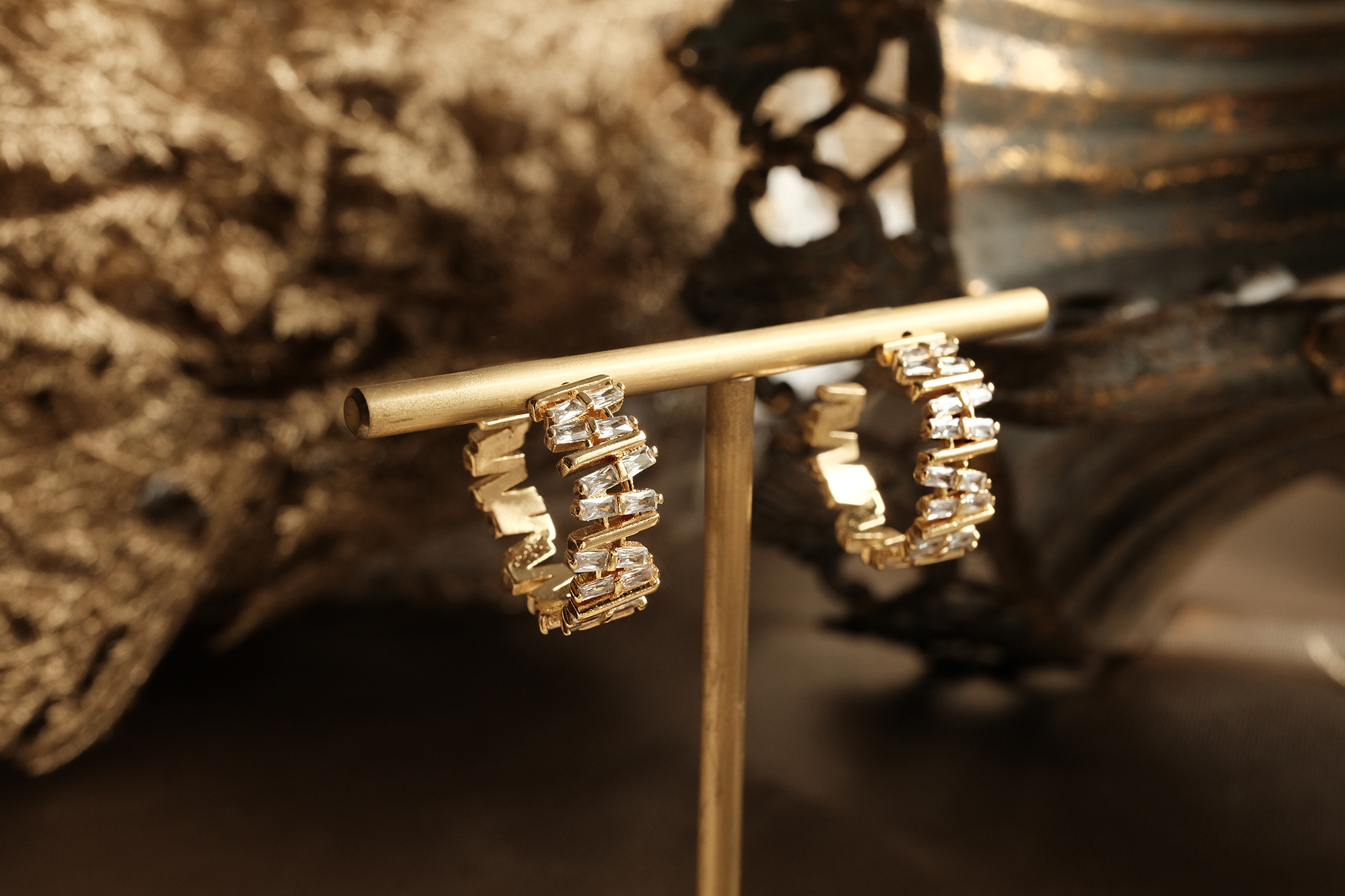 18KGP 光影流逝耳環