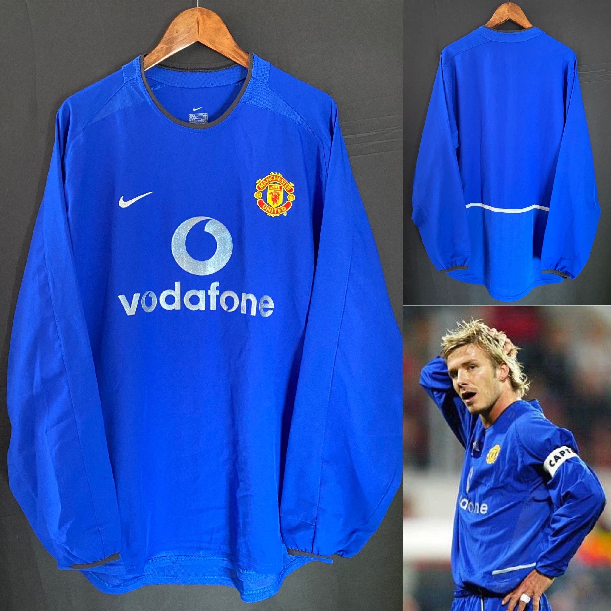 曼聯 2002-2003 Nike 二客長袖球衣