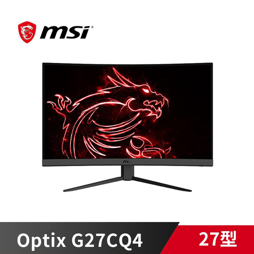 MSI 微星 Optix G27CQ4 27型 曲面電競螢幕( 2K/165Hz)