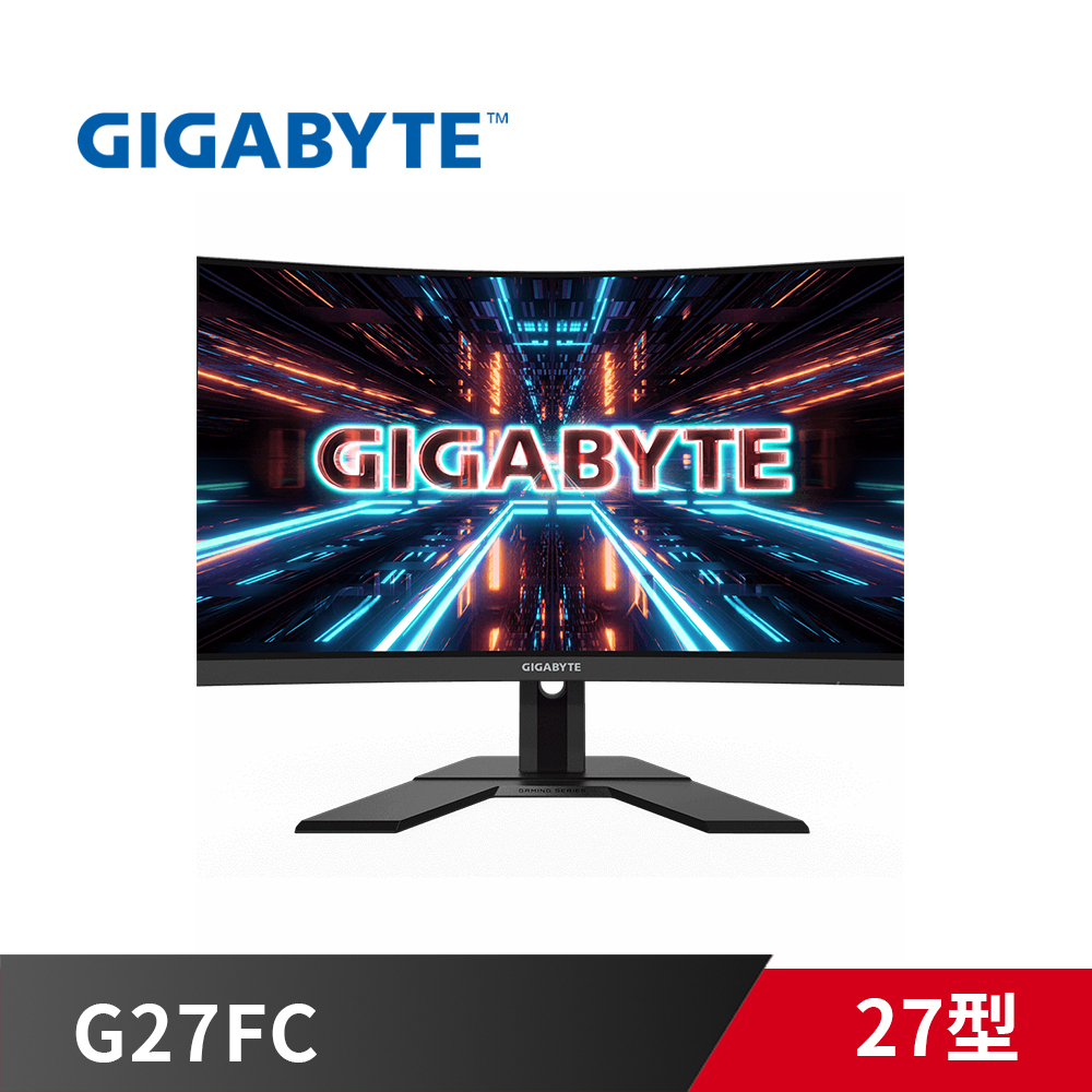 技嘉 G27FC 27吋曲面電競螢幕