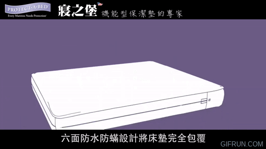 寢之堡全密封床墊套六面防水專利防蟎透氣