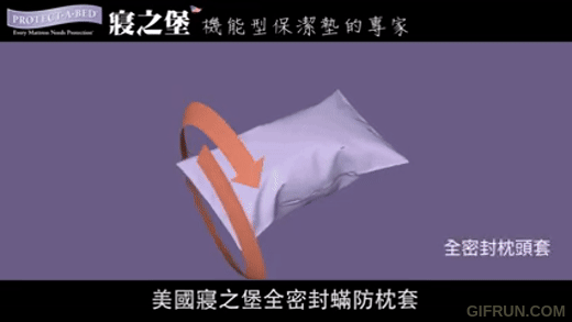 寢之堡全密封枕頭保潔墊防水防蟎超透氣