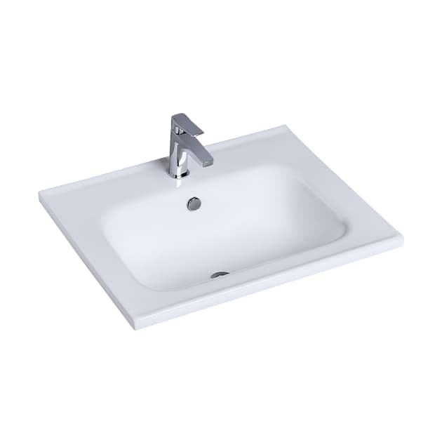 OVO京典衛浴 臉盆龍頭推薦型號 L8610 / F8057 浴櫃式瓷盆