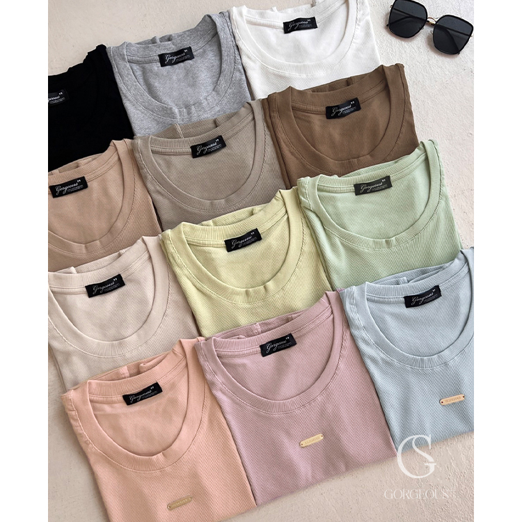 G9389 現貨「G22.不變形summer TEE」