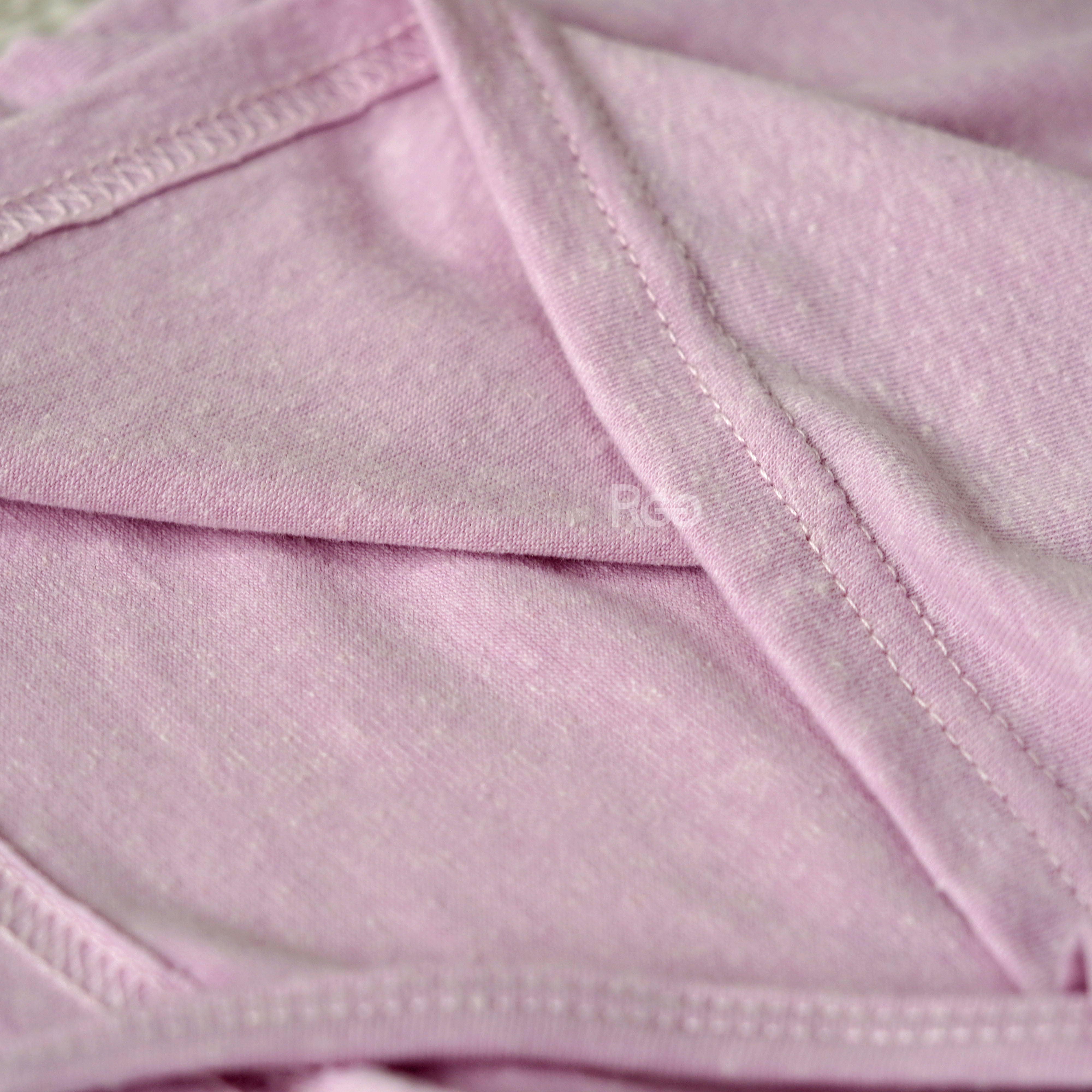 #6376 側綁帶蝴蝶結短版短T材質特寫照