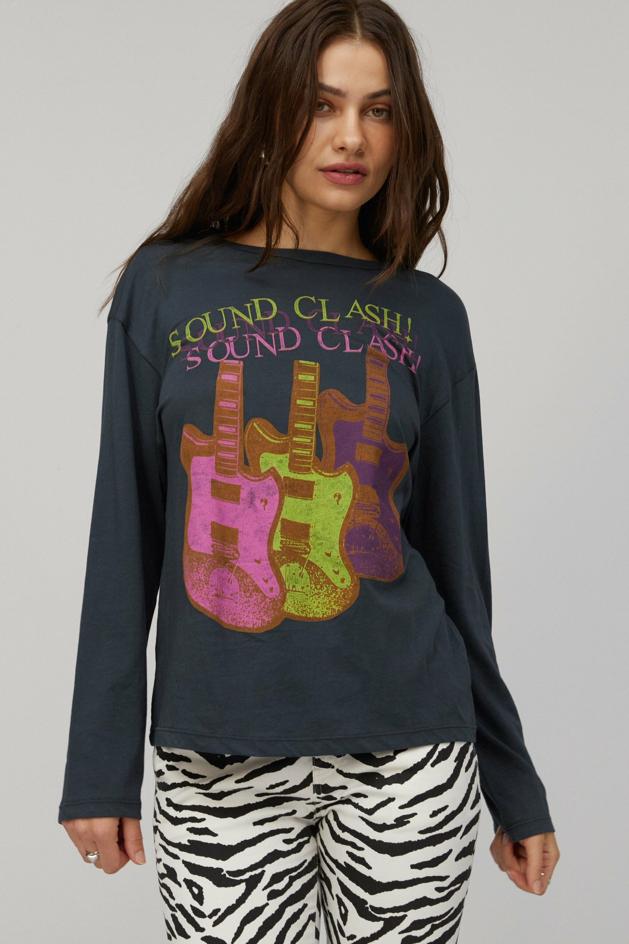 Sound Clash Guitars Crew LS  吉他棉質長袖上衣