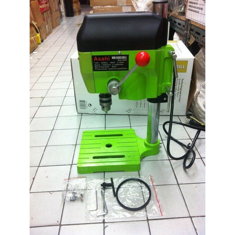 附發票｜BG5166A桌上型鑽床｜最新款 系統 可調速 桌上型鑽床 3分夾頭