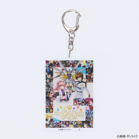 213358 Pbandai 預訂2024/8月 機動戦士ガンダムSEEDシリーズ グランプリ2024　キービジュアル アクリルキーホルダー