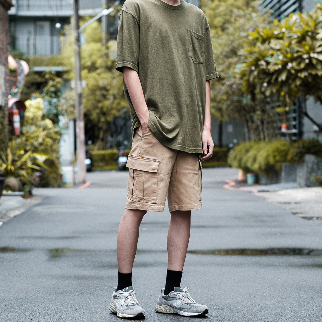 #現貨 Tailor collection 六口袋 工作短褲 軍裝 黑色 卡其  軍綠