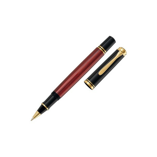 PELIKAN百利金 R600鋼珠筆-黑紅色