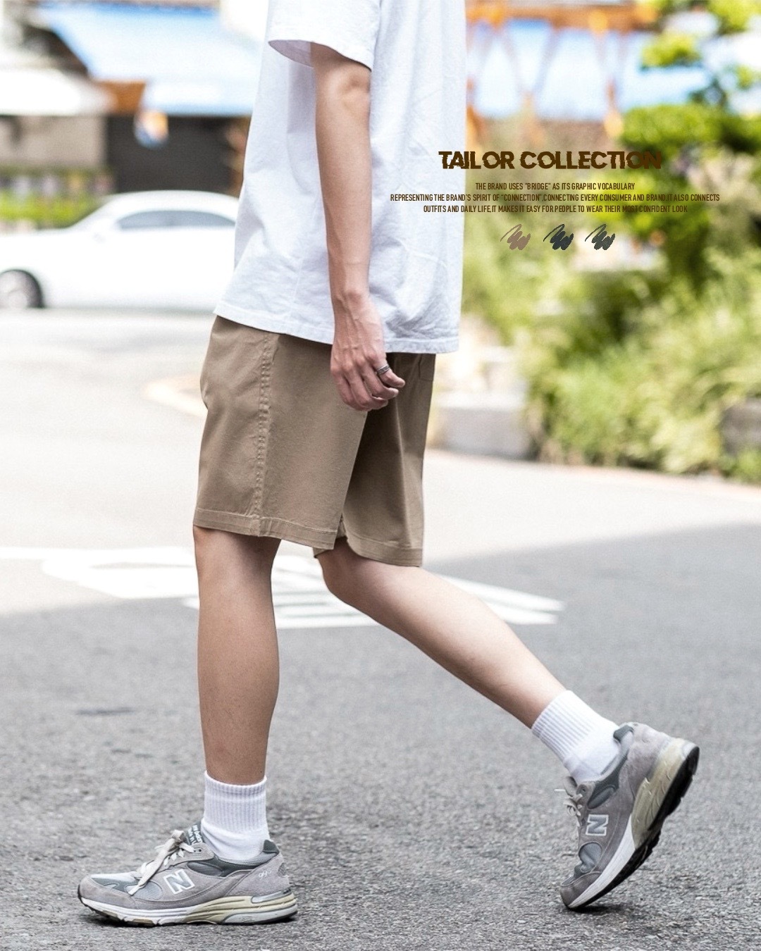 #現貨 Tailor collection 輕便褲 素面輕便短褲 便褲 台灣製造 綠 深藍  黑 卡其