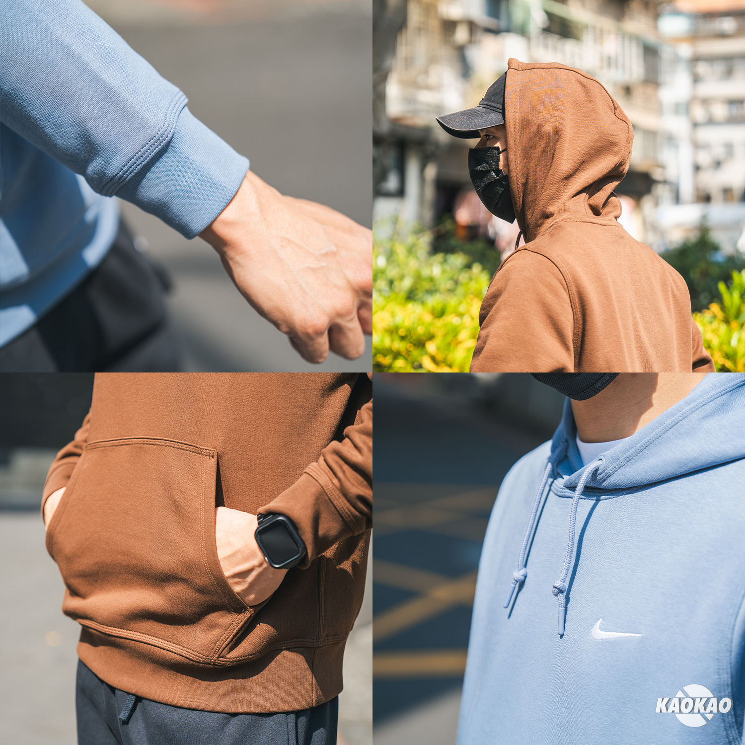 Nike 胸口刺繡 刷毛 帽Tee 623453