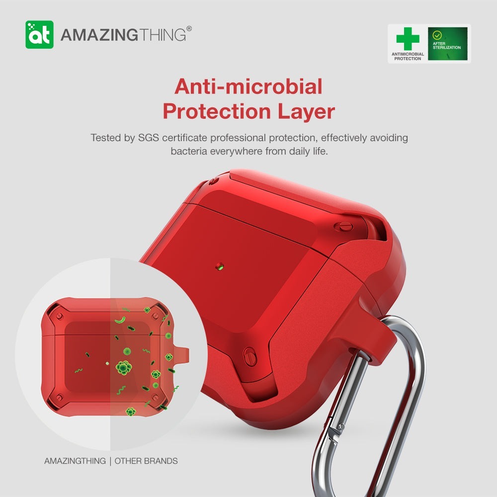 AMAZINGTHING OUTRE 第3代Airpods 軍用級菌防撞保護套 [3色]