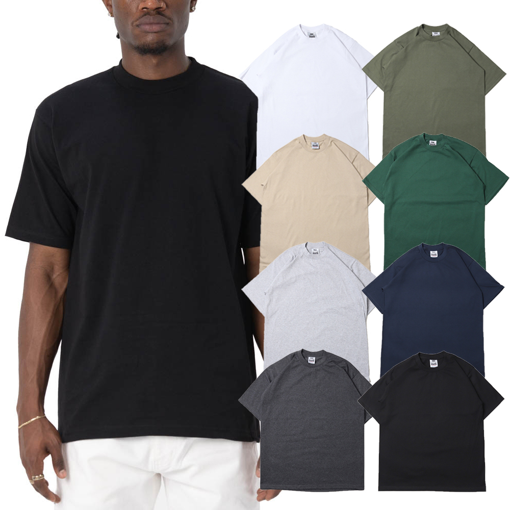 男女款 PRO CLUB HEAVYWEIGHT COTTON T-SHIRT 8色 磅數6.5oz 純棉 短T 素T【PROHWTS01】