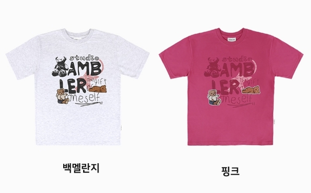 韓國代購 AMBLER 24年新款短袖TOPAS1106徽章唄