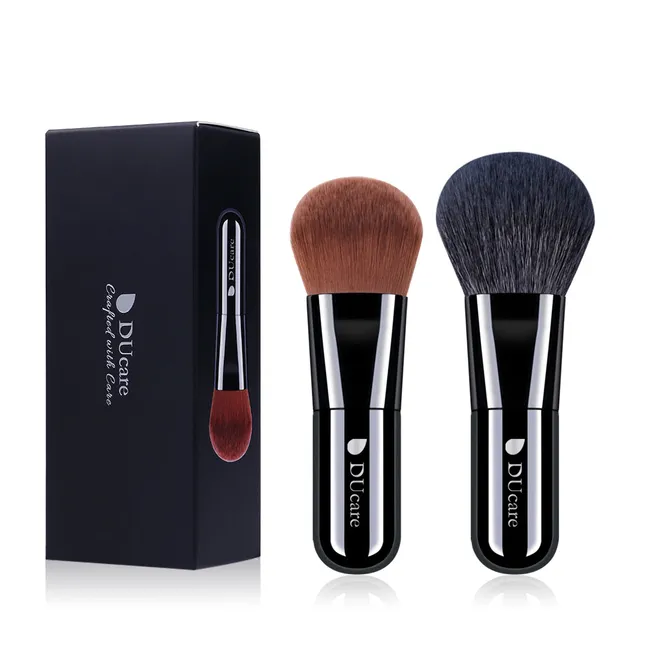 DUcare - Compact makeup brush set (Powder Brush + Foundation Brush)