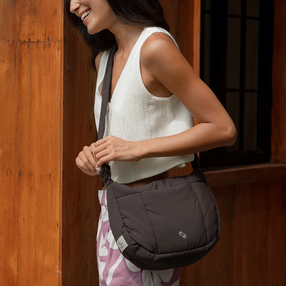 Puffer Swing - 尼龍面大地褐