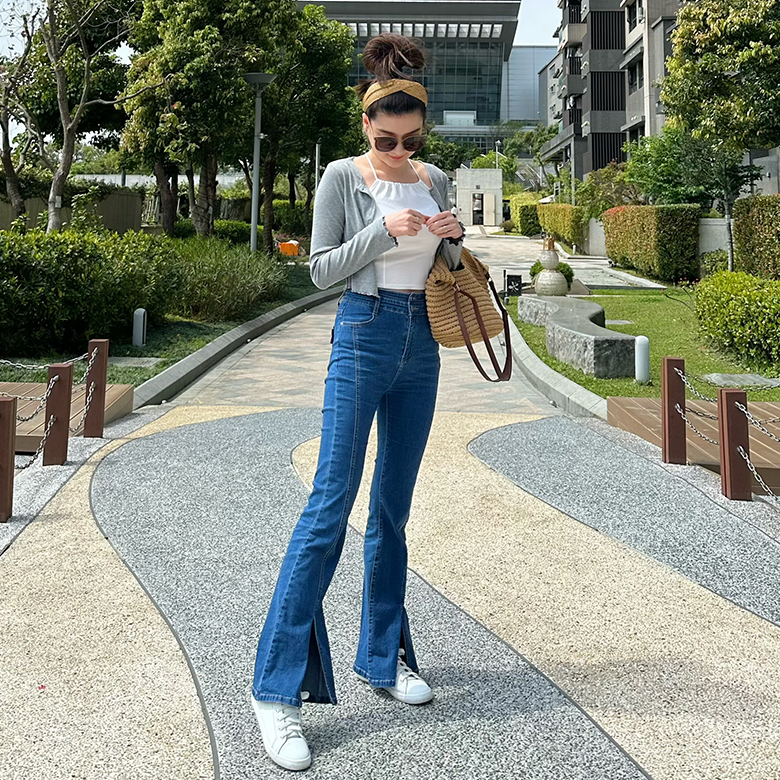 木耳邊棉質小外套