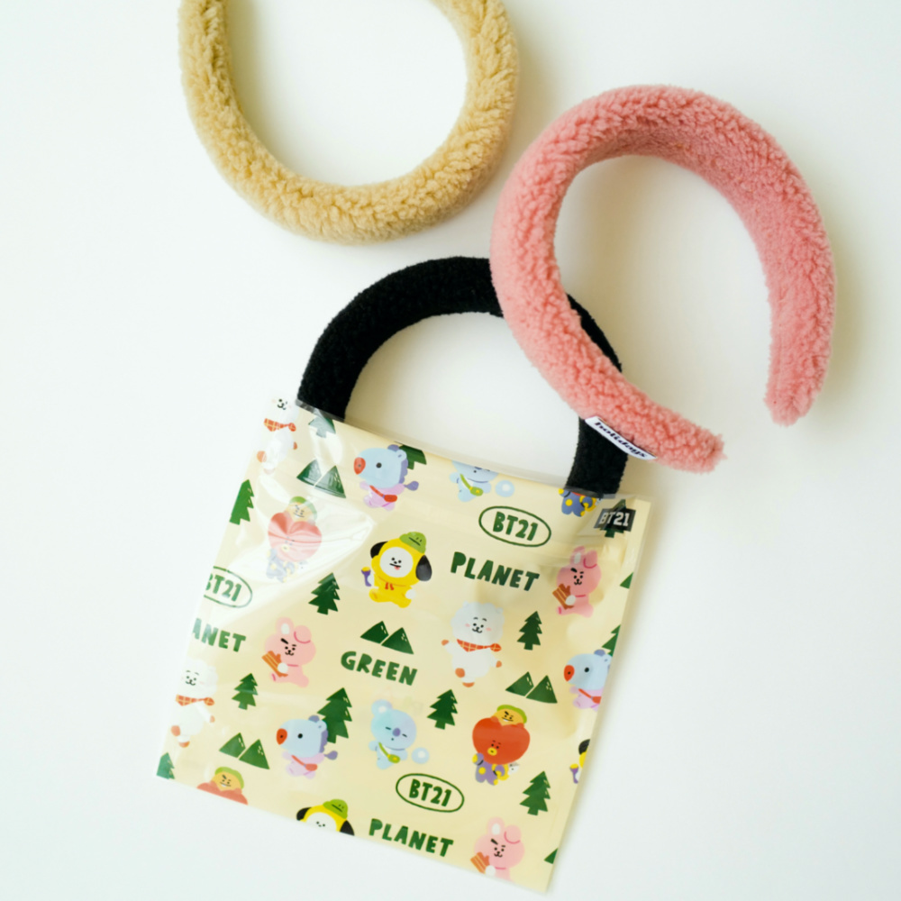 PLAY BAG BT21 營地生活抗菌魔鬼氈夾鏈袋(小型/10入)