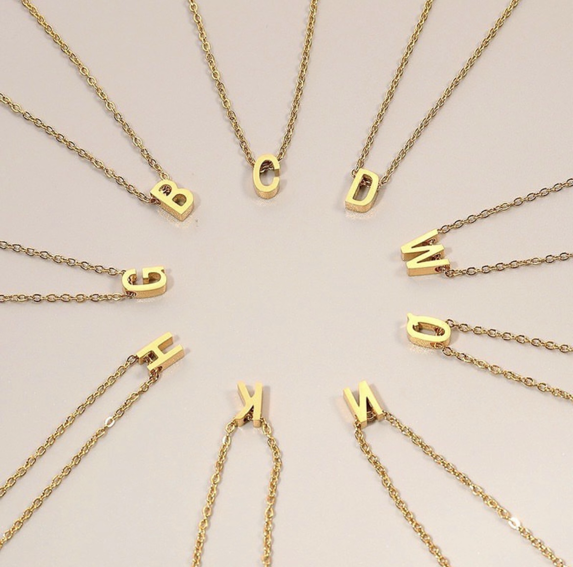 專屬訂製金字母 A-Z訂製款細項鍊