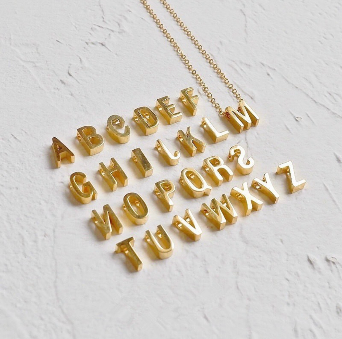 專屬訂製金字母 A-Z訂製款細項鍊