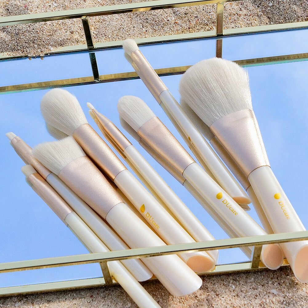 DUcare - [8 Pack] Pearl Color Makeup Brush Set