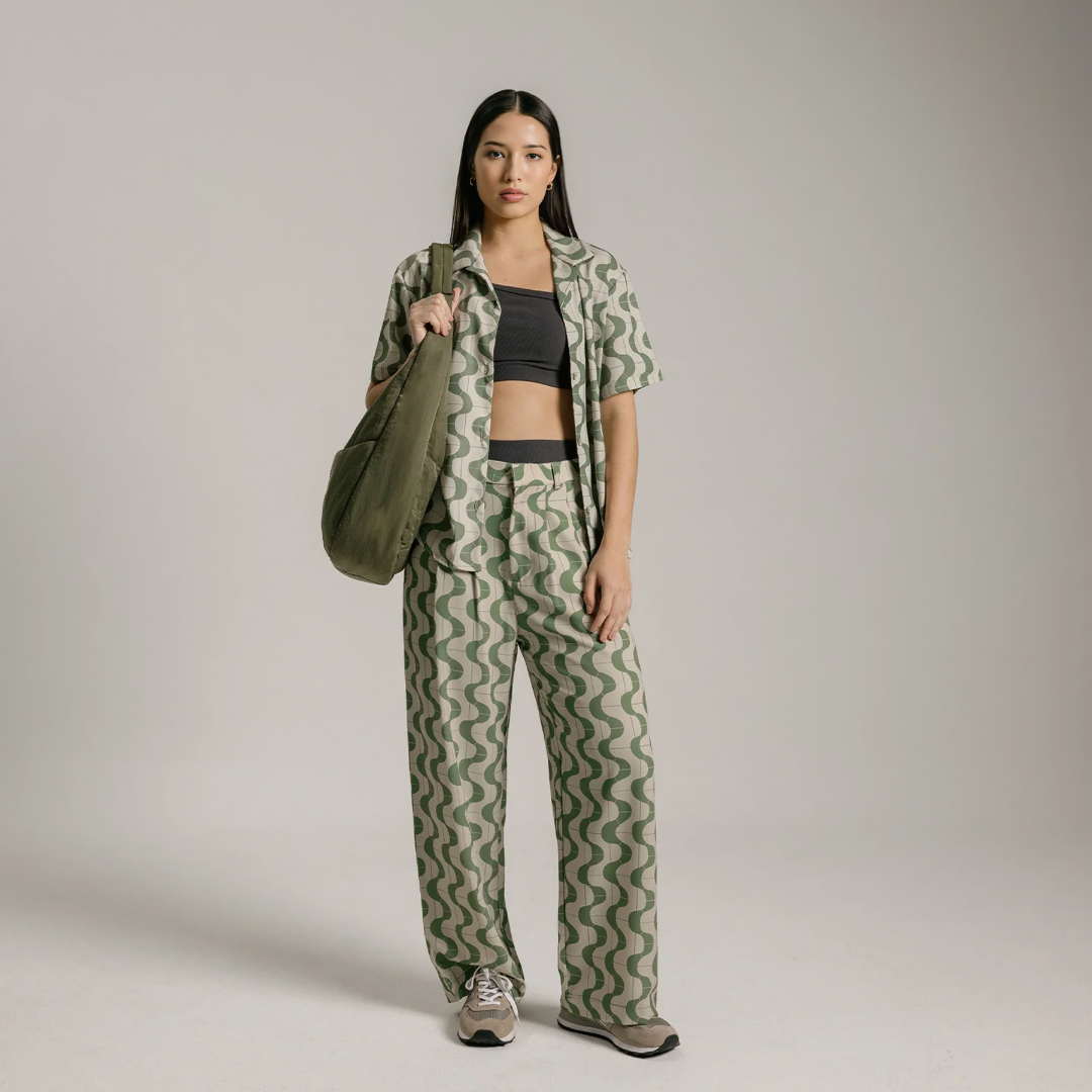 Puffer Carryall - 軍綠