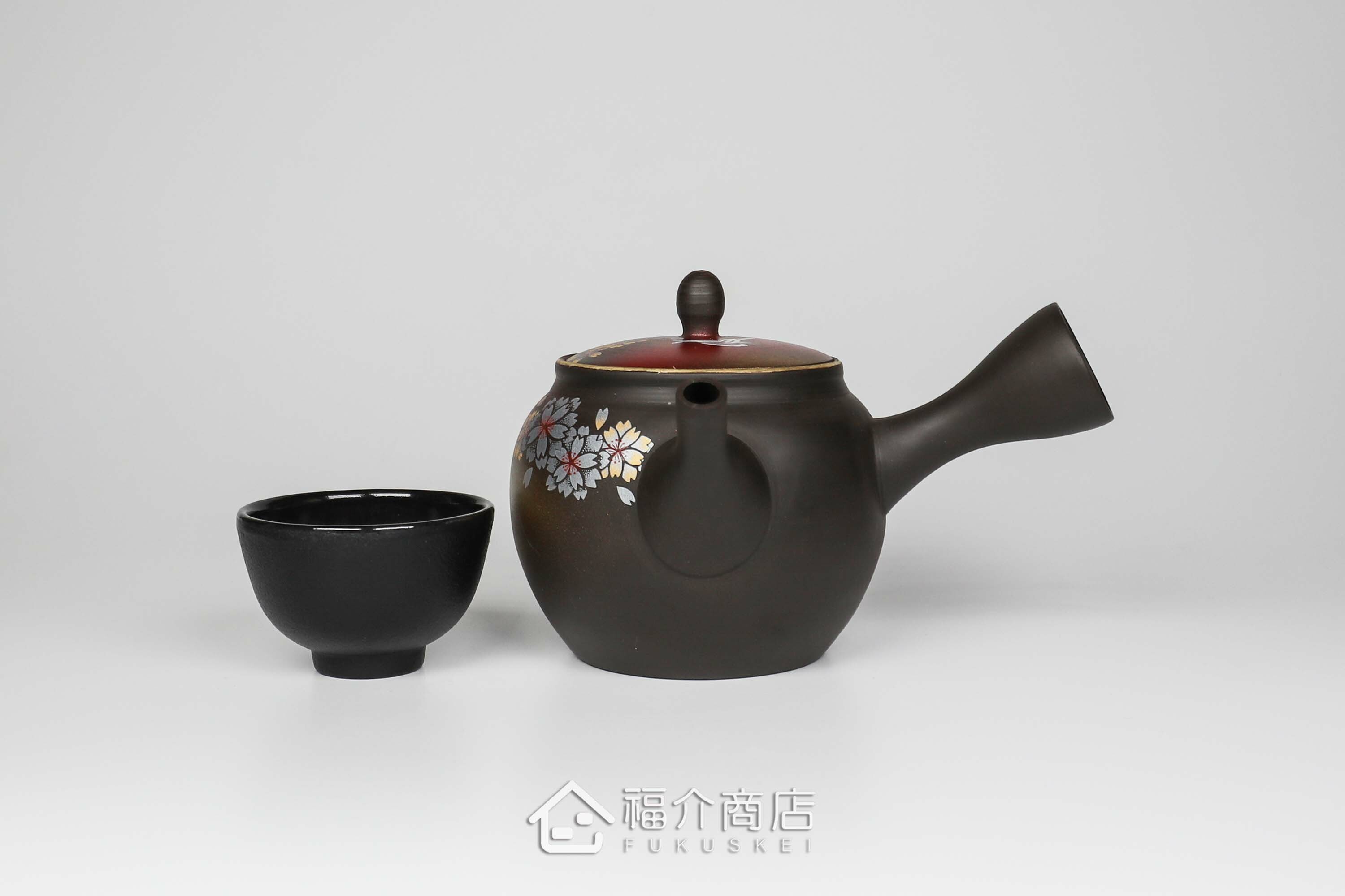 泡茶用的300ml櫻鶴造型陶壺