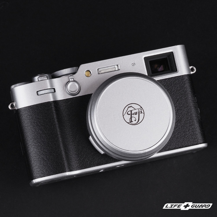FUJIFILM X100VI 貼膜商品圖，LIFE+GUARD 專機專屬設計開版