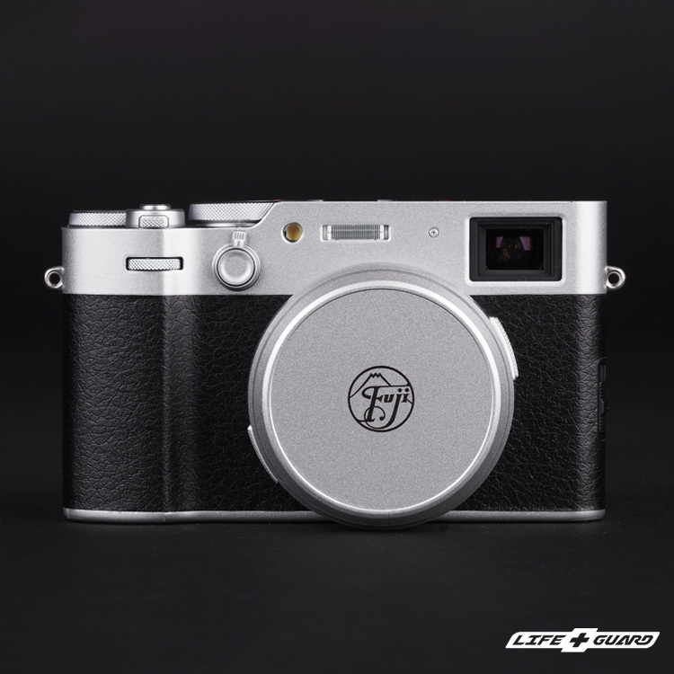 FUJIFILM X100VI 貼膜商品圖，LIFE+GUARD 專機專屬設計開版