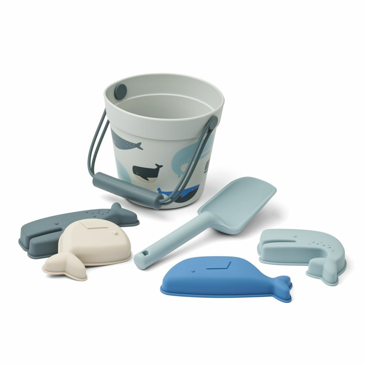丹麥Liewood 玩水沙灘玩具6件組 - Whales