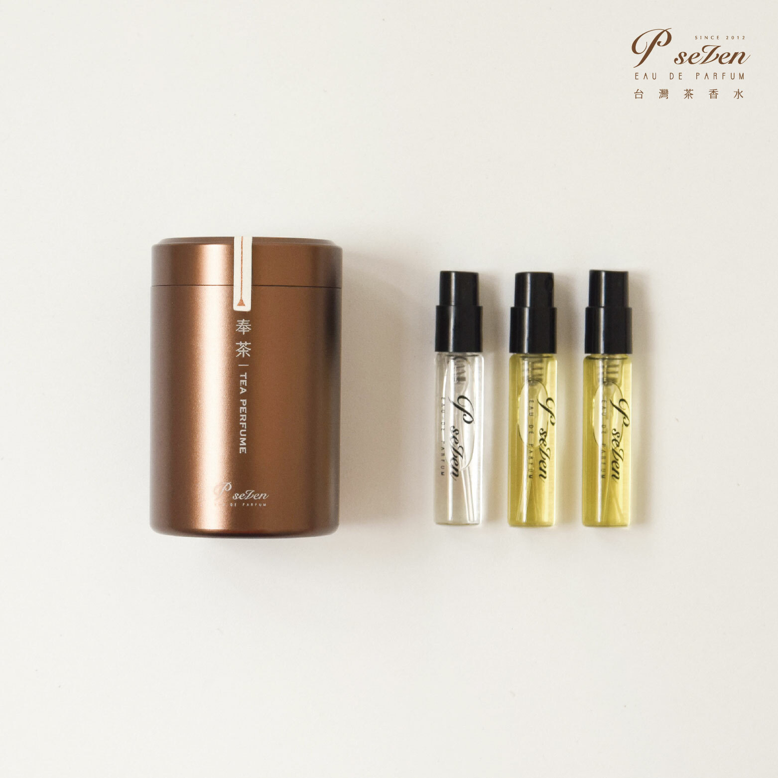 【P.Seven】奉茶袖珍香三入組 3ML
